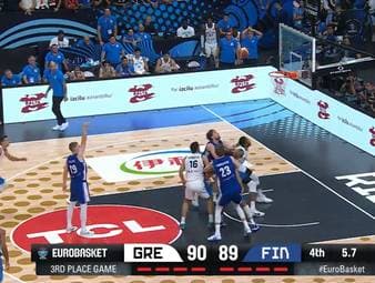 Griechenland sichert sich bei der EuroBasket 2025 den dritten Platz. Die Aufholjagd der Finnen wird nicht belohnt.