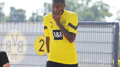 Anthony Modeste trainiert erstmals beim BVB
