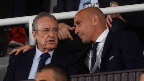 Real-Boss Florentino Perez (l.) mit Luis Rubiales