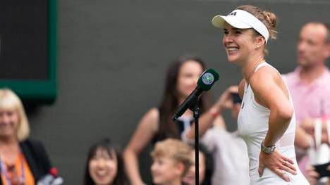 Elina Svitolina steht im Viertelfinale von Wimbledon