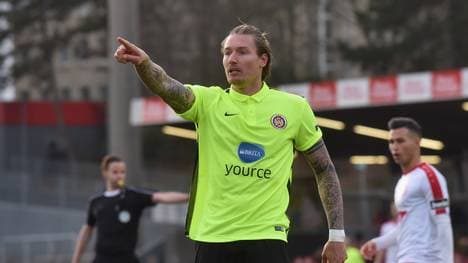 Manuel Schäffler erzielte zwei Tore für den SV Wehen Wiesbaden