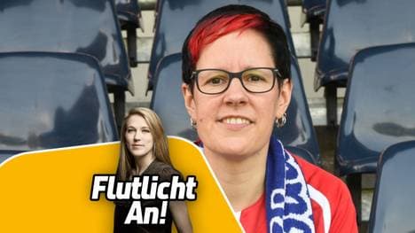 Carmen Mayer ist zu Gast im Podcast "Flutlicht an!"