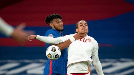 Dänemark und England spielen in der Nations League gegeneinander