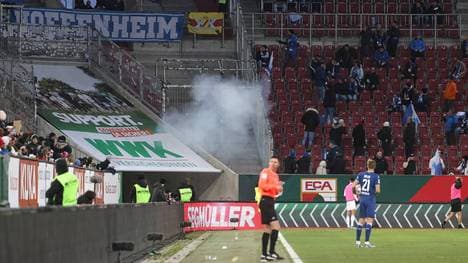 Ein Böller explodierte in Augsburg