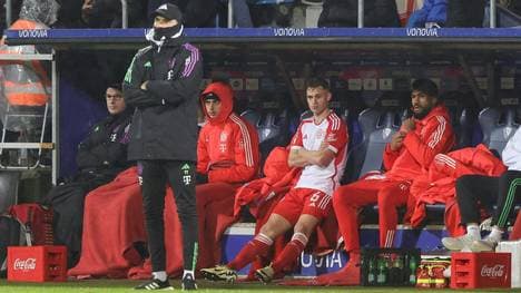 Gefrustet auf der Bank: Joshua Kimmich