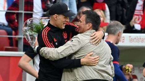 Christian Heidel (r.) und Thomas Tuchel (l.) trafen sich in Mainz wieder