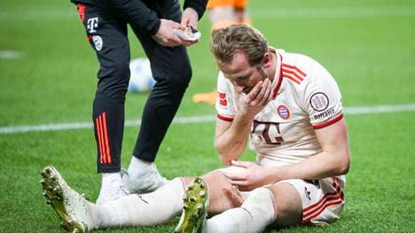 Harry Kane konnte nach seinem Treffer im Gesicht weiterspielen