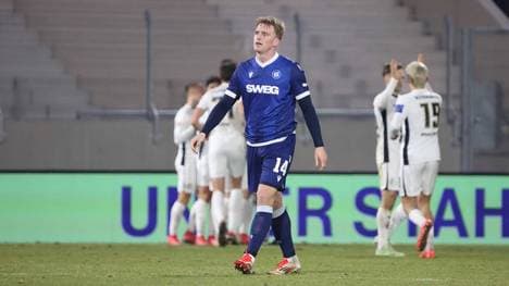 Mikkel Kaufmann vom Karlsruher SC war Hauptdarsteller eine bizarren Szene
