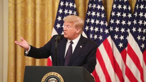 US-Präsident Donald Trump kämpft um seine Wiederwahl im Herbst