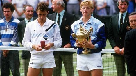 Ivan Lendl verlor das Wimbledon-Finale 1986 gegen Boris Becker