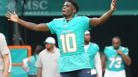 Wide Receiver Tyreek Hill fordert Olympiasieger heraus