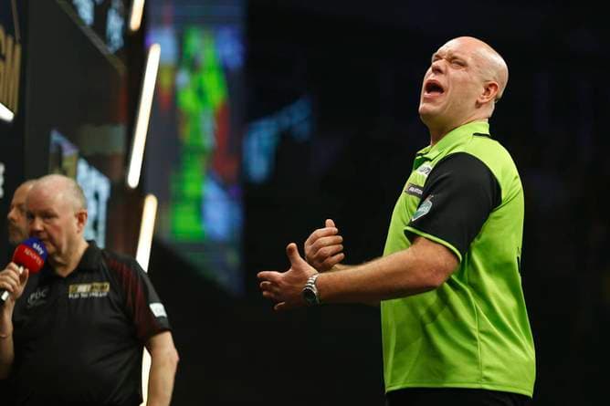 Van Gerwen blamiert sich gegen Amateur