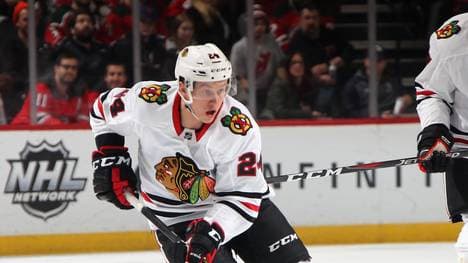 Eishockey-WM: Dominik Kahun plant Teilnahme bei der WM in der Slowakei, Dominik Kahun spielt seit dieser Saison für die Chicago Blackhawks 