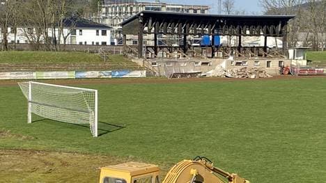 Kernsanierung im  Stadion Andernach