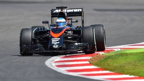 McLaren-Pilot Fernando Alonso fuhr in Silverstone auf den zehnten Rang