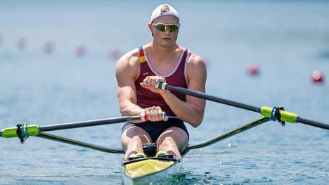 Oliver Zeidler auf dem Rotsee