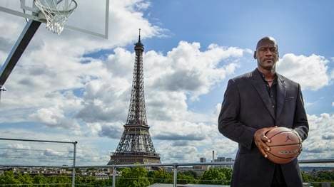 Michael Jordan in Paris to Mark 30 Years of Air Jordan at Palais 23.