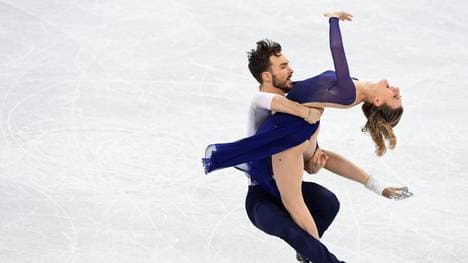 Gabriella Papadakis und France's Guillaume Cizeron gewinnen Silber im Eistanz