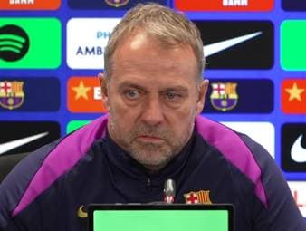 Vor dem Clasico und dem möglichen Meister-Showdown herrscht bei Real Madrid Unruhe. Barca-Coach Hansi Flick äußert seine Sicht der Dinge zum Streit um Aurelien Tchouameni und Federico Valverde.