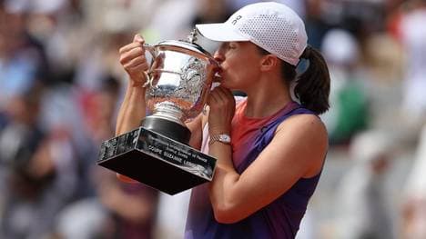 Iga Swiatek gewann zum dritten Mal in Folge die French Open