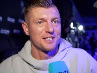 Wird Cristiano Ronaldo bald bei der Icon League als prominenter Gast zu sehen sein? Präsident Toni Kroos lässt aufhorchen. 