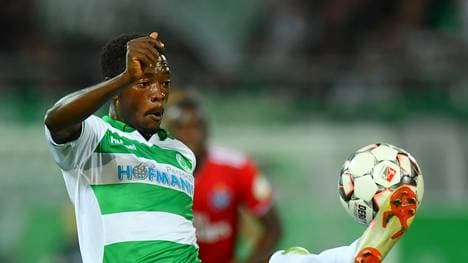 David Atanga hatte Greuther Fürth gegen Jahn Regensburg in Führung gebracht