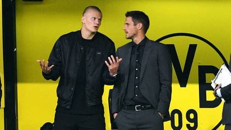 Sebastian Kehl hofft auf einen Verbleib von Starstürmer Erling Haaland