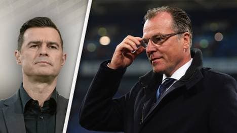 Thomas Berthold kritisiert Schalkes Boss Clemens Tönnies (r.)