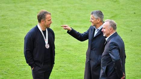 Hansi Flick (l.) war auch schon beim FC Bayern tätig