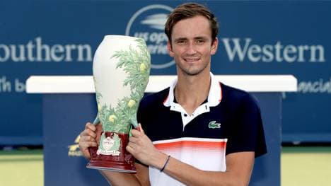 Tennis: Daniil Medvedev holt Titel in Cincinnati gegen David Goffin