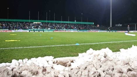 Dem Homburger Waldstadion fehlt eine Rasenheizung