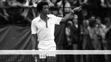 Arthur Ashe bei den French Open 1973