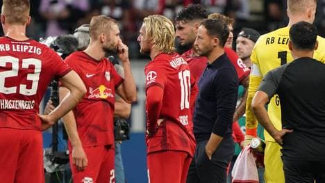 Dominico Tedesco erlebte mit RB Leipzig in Frankfurt ein Debakel