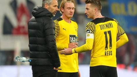 BVB-Coach Marco Rose gab ein Update zur Genesung von Julian Brandt (M.)