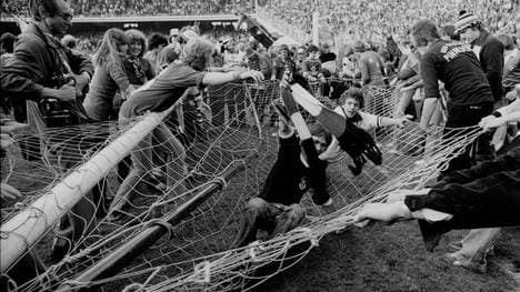 Randale nach der Meisterfeier am 9. Juni 1979