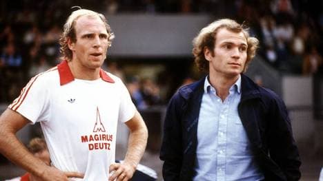 Dieter Hoeneß (li.) und sein Bruder Uli Hoeneß im Jahr 1980
