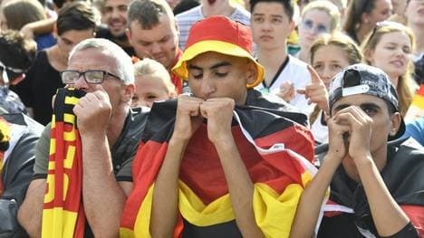 Public Viewing in der Fanmeile