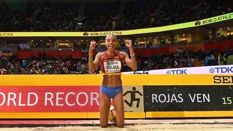 Yulimar Rojas verbessert ihren eigenen Weltrekord