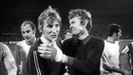 Zwei Spaßvögel: Wolfgang Kleff und Sepp Maier verband ein besonderes Verhältnis