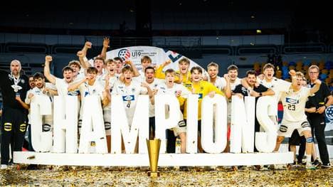 Grenzenloser Jubel bei Deutschlands U19-Handballern