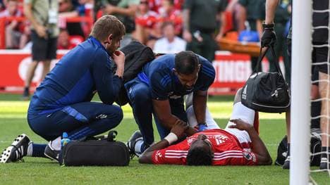 Taiwo Awoniyi zog sich eine Bauchverletzung zu