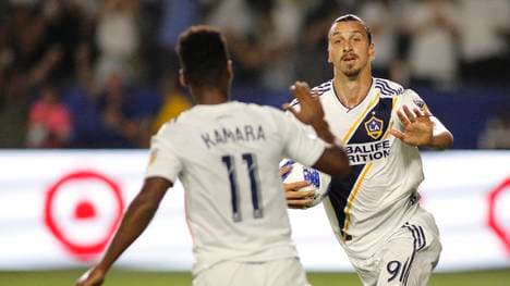 Zlatan Ibrahimovic glänzte jüngst als dreifacher Torschütze für Los Angeles Galaxy 