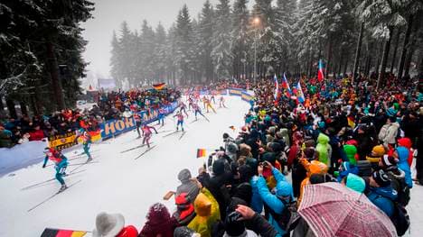 In Oberhof herrscht bei Weltcuprennen stets eine phantastische Atmosphäre