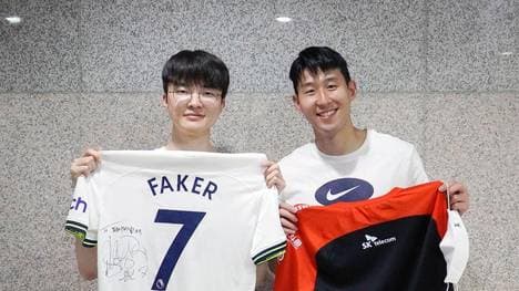 Zwei Superstars des Sports: Heung-min Son und Lee „Faker“ Sang-hyeok 