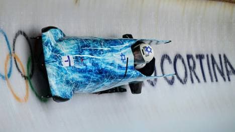 Adam Edelman im Zweierbob