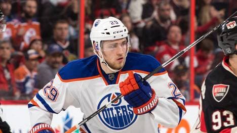 Leon Draisaitl erzielte gegen St. Louis sein 100. Tor in der NHL