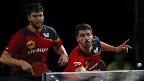 Ovtcharov (l.) und Franziska scheitern im Halbfinale