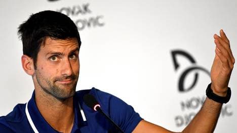 Novak Djokovic hat seit Wimbleon 2017 kein offizielles Match mehr bestritten