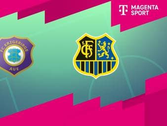 FC Erzgebirge Aue - 1. FC Saarbrücken: Tore und Highlights | 3. Liga