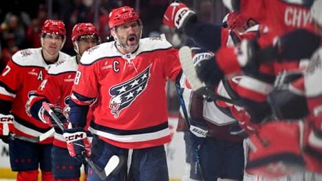 Ovechkin bejubelt sein 1000. NHL-Tor
